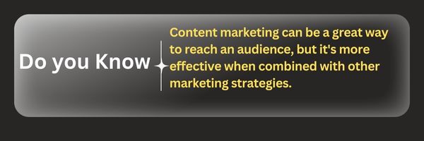 Content marketing can be a great way to reach an audience,